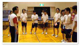 【午前の部】　長野中学校卓球部1