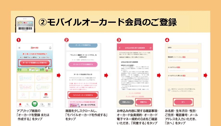 オークワアプリ